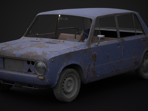 VAZ - 2101 3D 모델