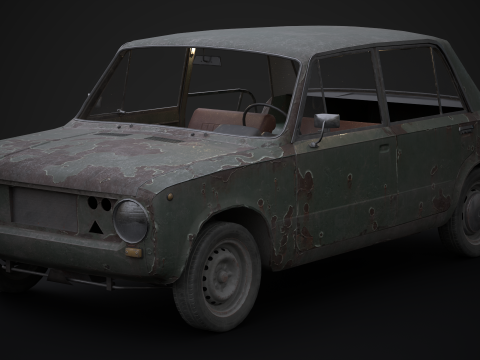 VAZ - 2101 3D 모델