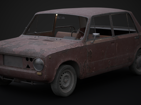 VAZ - 2101 3D 모델