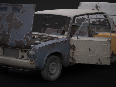VAZ - 2101 3D 모델