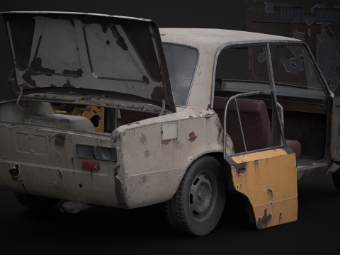 VAZ - 2101 3D 모델