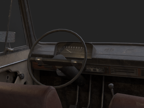 VAZ - 2101 3D 모델