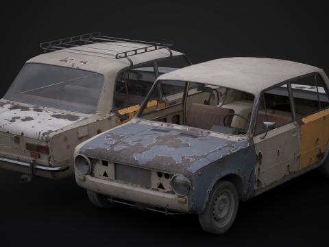 VAZ - 2101 3D 모델