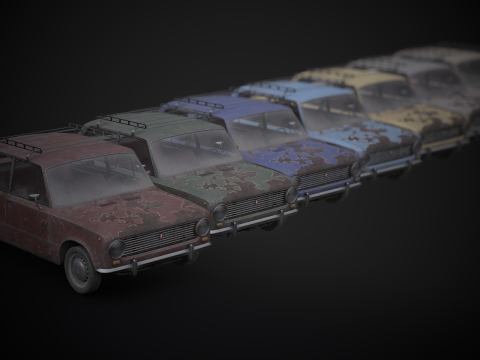 VAZ - 2101 3D 모델