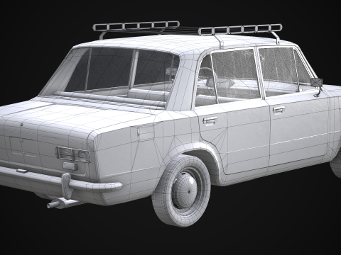 VAZ - 2101 3D 모델