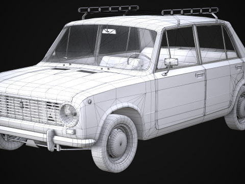 VAZ - 2101 3D 모델