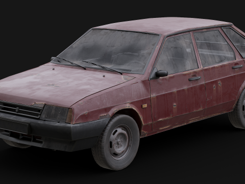 VAZ - 2109 Baltic 3D Модель