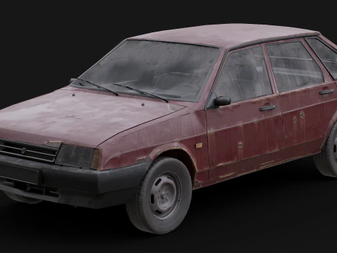 VAZ - 2109 Baltic 3D Model