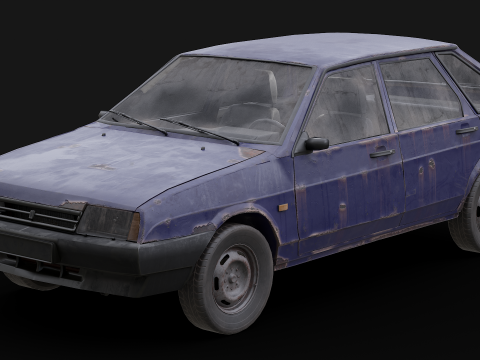 VAZ - 2109 Baltic 3D Модель