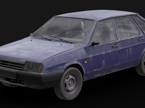 VAZ - 2109 Baltic 3D Model