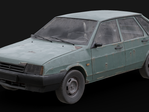 VAZ - 2109 Baltic 3D Модель