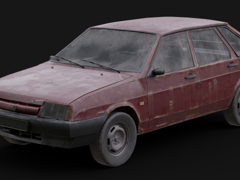 VAZ - 2109 Baltic 3D Модель