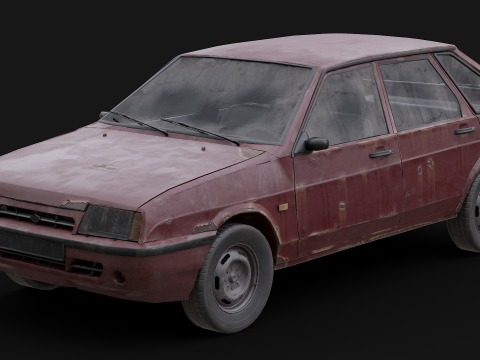 VAZ - 2109 Baltic 3D Модель