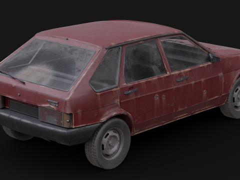 VAZ - 2109 Baltic 3D Модель