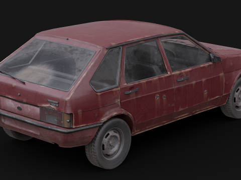 VAZ - 2109 Baltic 3D Модель
