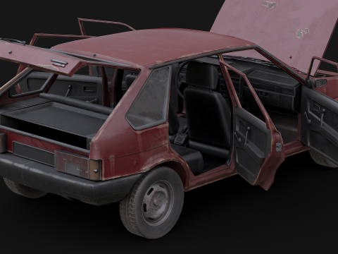 VAZ - 2109 Baltic 3D Модель