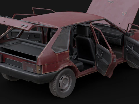 VAZ - 2109 Baltic 3D Model