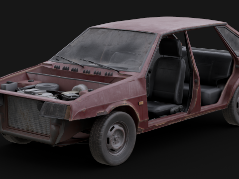 VAZ - 2109 Baltic 3D Модель