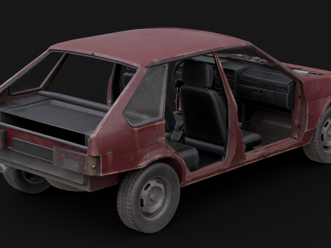 VAZ - 2109 Baltic 3D Модель