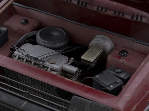 VAZ - 2109 Baltic 3D Модель