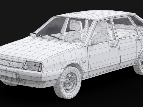 VAZ - 2109 Baltic 3D Модель