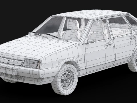 VAZ - 2109 Baltic 3D Model