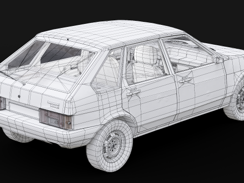 VAZ - 2109 Baltic 3D Модель
