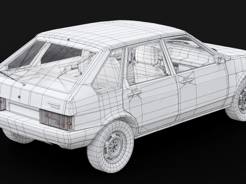 VAZ - 2109 Baltic 3D Model