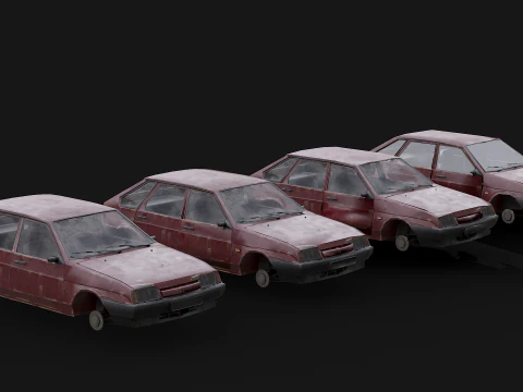 VAZ - 2109 Baltic 3D Model