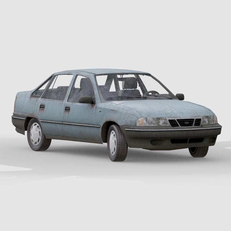 Daewoo - Nexia Modello 3D .c4d .max .obj .3ds .fbx .stl .blend