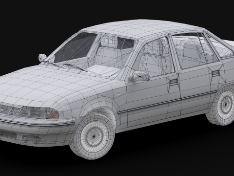 Daewoo - Nexia Modello 3D