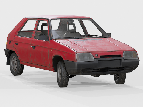 Skoda - Favorit 3D Model