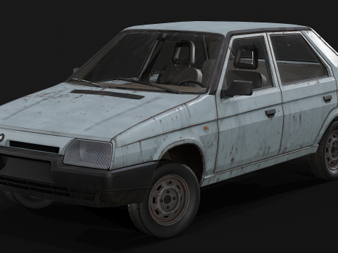 Skoda - Favorit 3D Modell