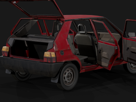 Skoda - Favorit 3D Modell