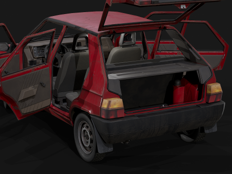Skoda - Favorit 3D Modell