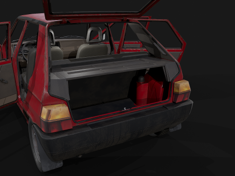 Skoda - Favorit 3D Modell