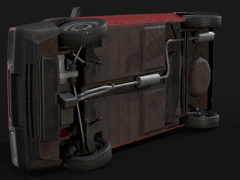 Skoda - Favorit 3D Modell