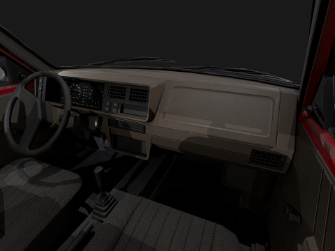 Skoda - Favorit 3D Modell