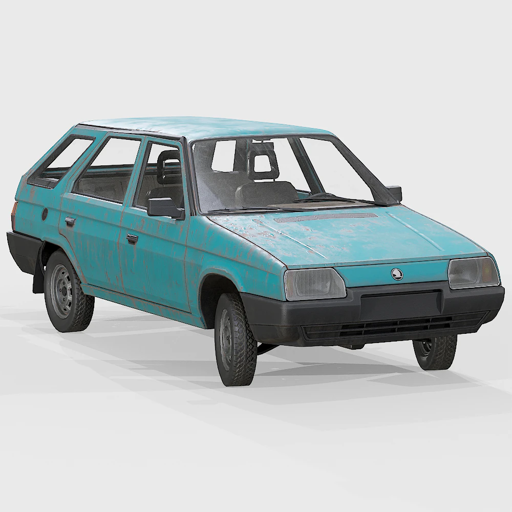 Skoda - Forman 3D Model .c4d .max .obj .3ds .fbx .stl .blend