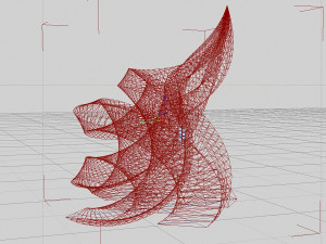 curl sci - fi building 3D Model