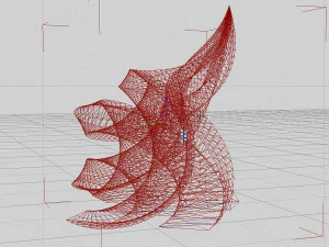curl sci - fi building 3D Model
