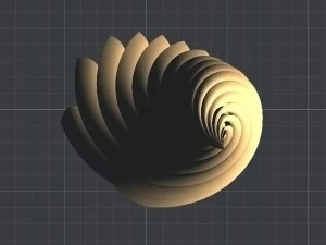 tour en spirale de science-fiction Modèle 3D