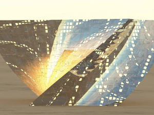 prism glass building 3D Model