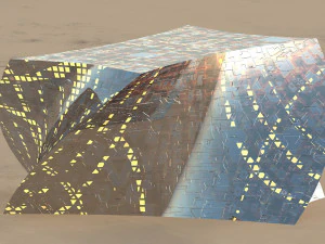 prism glass building 3D Model