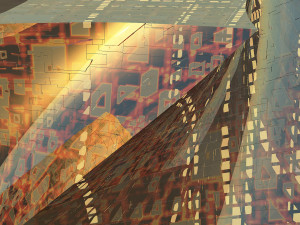 prism glass building 3D 模型