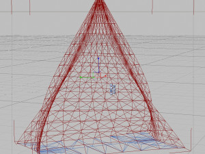 twisted pyramid futuristic building contemporary architecture 3D Model
