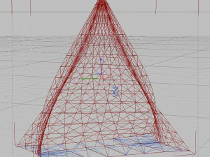 twisted pyramid futuristic building contemporary architecture 3D Model