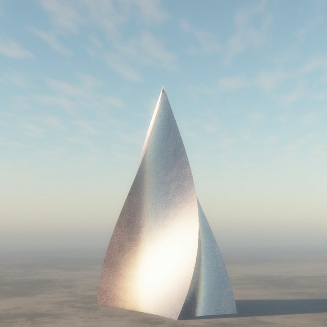 spire building 3D Модель .c4d .max .obj .3ds .fbx .stl .blend 
