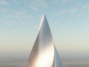 spire building Modelo 3D