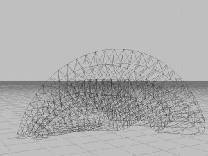 futuristic arc building 3D Model